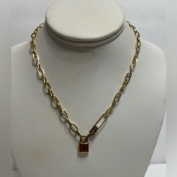 Tiny Lock Necklace